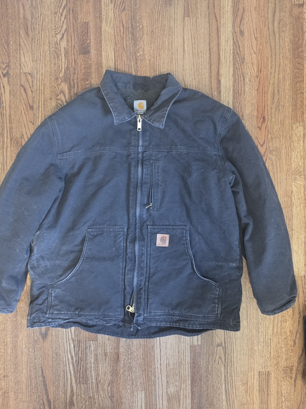 Carhartt Men's Navy Duck Detroit Jacket
